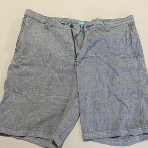 Tommy Bahama Blue Gray Flat Front Shorts